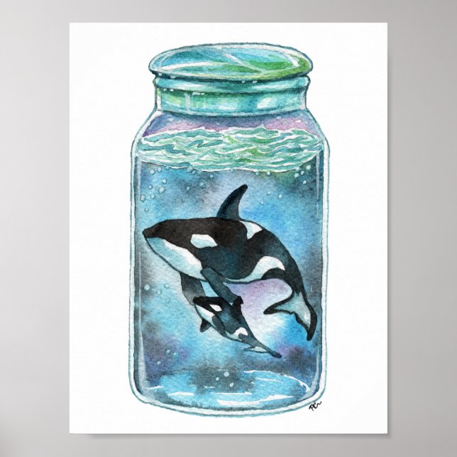 Affiche Orca dans le Jar (Devant)