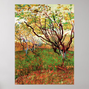 Affiche Orchard à Blossom, Vincent van Gogh
