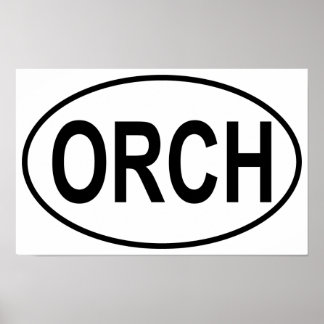 Affiche Orchestre Oval