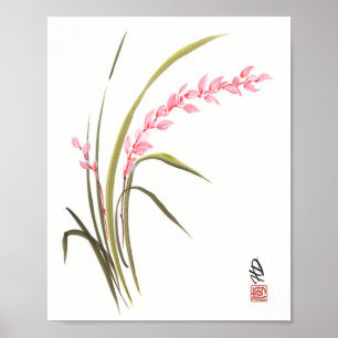Affiche Orchidée chuchotante