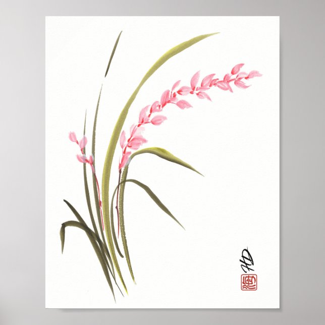 Affiche Orchidée chuchotante (Devant)