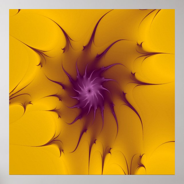 Affiche Orchidée intérieure (Devant)