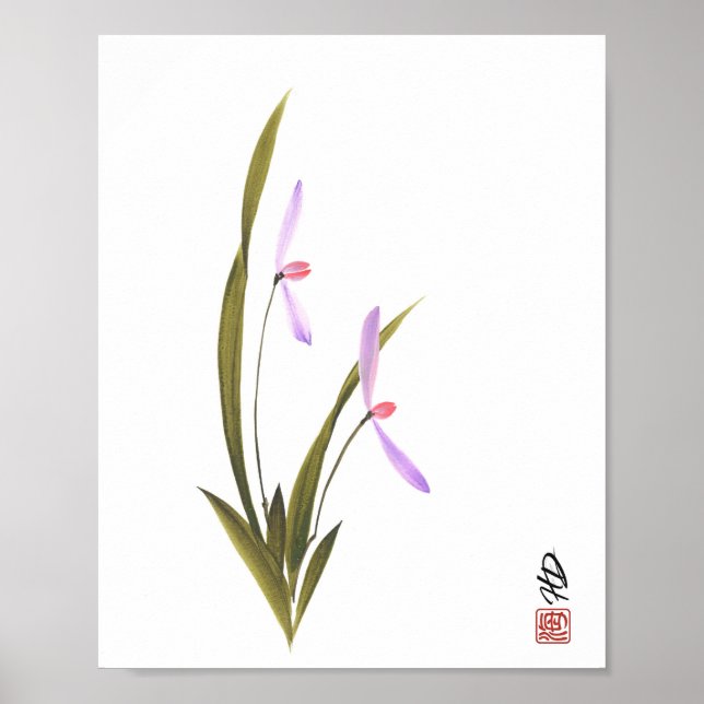 Affiche Orchidée Murmurante (Devant)