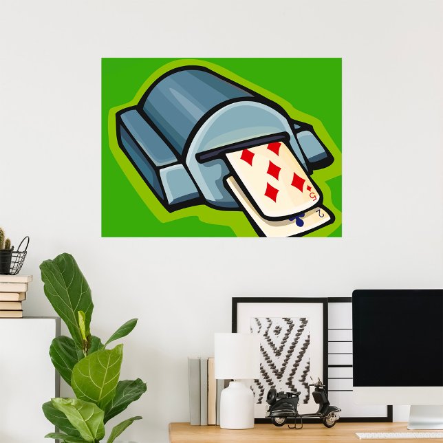 Affiche Ordinateur Cartes (Créateur téléchargé)