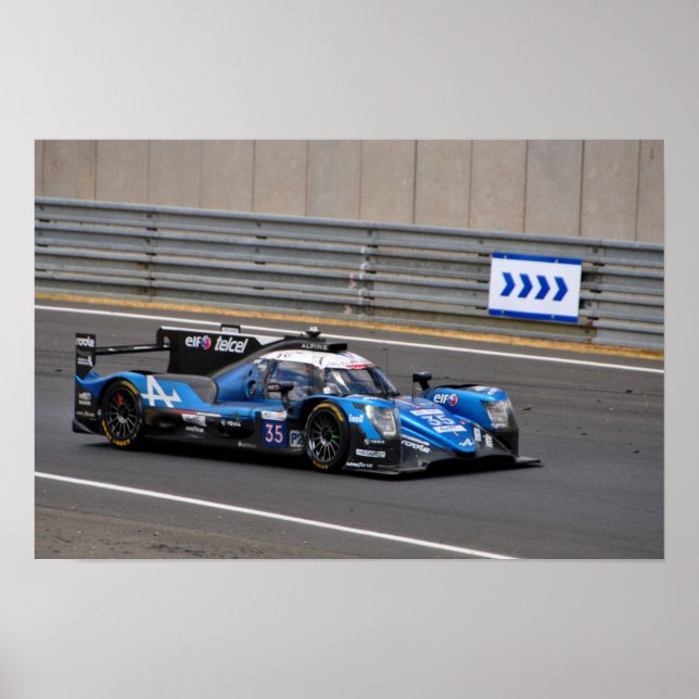 Affiche Oreca 07 Gibson no35 24 Heures du Mans 2023 (Devant)