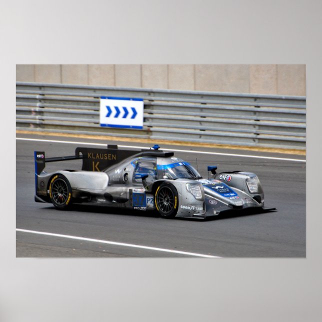 Affiche Oreca 07 Gibson no37 24 Heures du Mans 2023 (Devant)