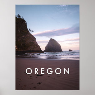 Affiche Oregon Coast Travel Photographie-Ocean Sunrise