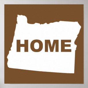 Affiche Oregon Maison loin de l'affiche officielle