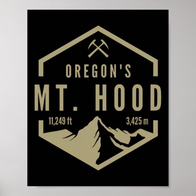 Affiche Oregon Mountain Mt. Hood  (Devant)