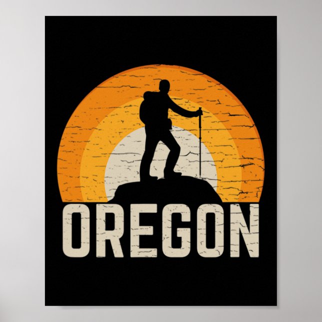 Affiche Oregon Randonnée (Devant)