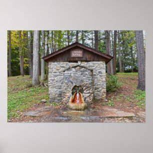 Affiche Orenda Spring, comté de Saratoga, New York