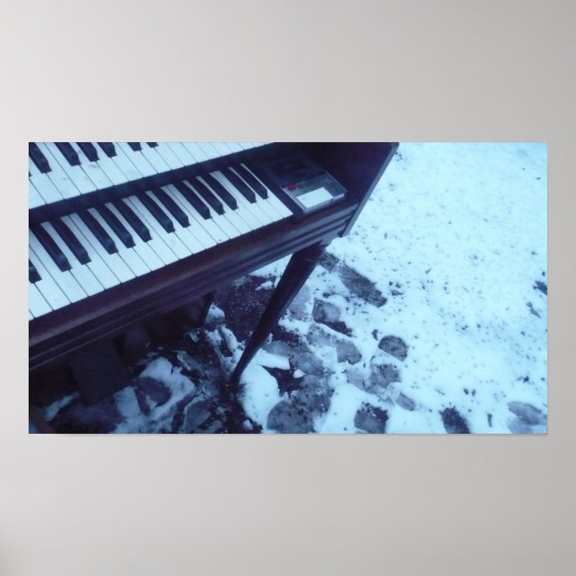 Affiche Organe dans la neige (Devant)