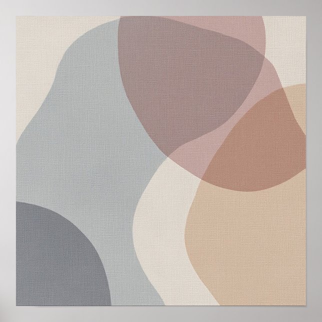 Affiche Organic Silence Minimalist Design (Devant)