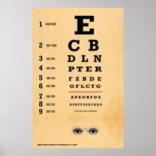 Affiche Organigramme vintage