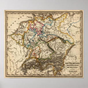 Affiche Oriental - carte européenne