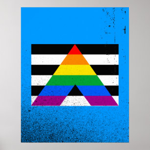 AFFICHE ORIGINAL DE DRAPEAU D'ALLIÉ