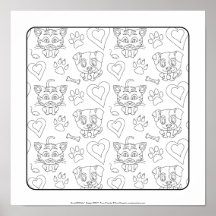 OrnaMENTAL #0077 Furry Friends Colorez votre propr