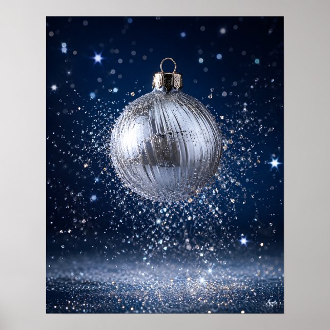 Affiche Ornement Éclaté de Lumière Explosion (Devant)