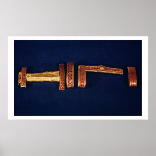 Affiche Ornements d'épée du trésor de Childeric I (