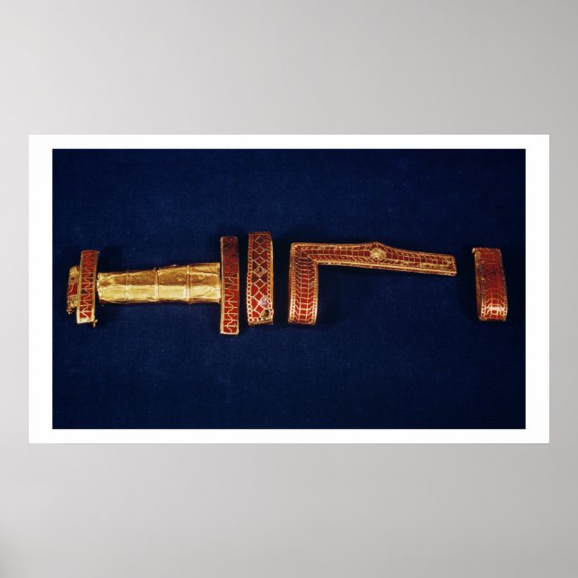 Affiche Ornements d'épée du trésor de Childeric I ( (Devant)