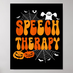 Affiche Orthophonie Thérapie de la parole Pathologie du la