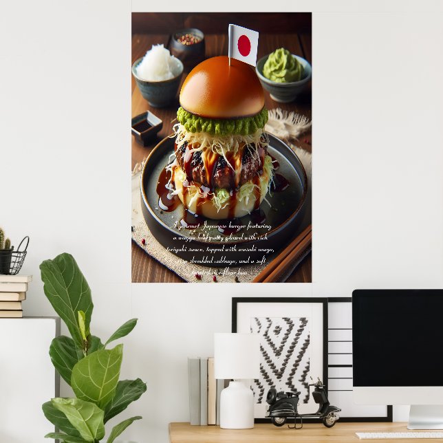 Affiche Osaka Oishii Burger Dream 24x36 (Bureau à domicile)