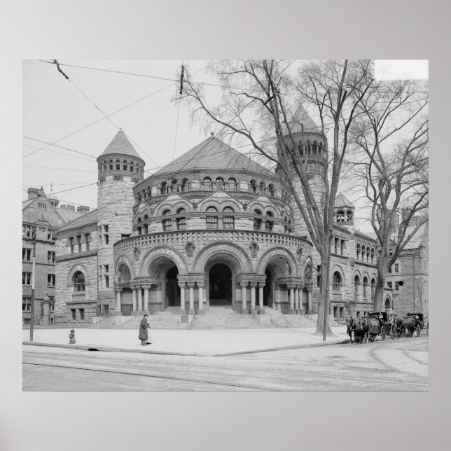 Affiche Osborn Hall (Université de Yale) (Devant)