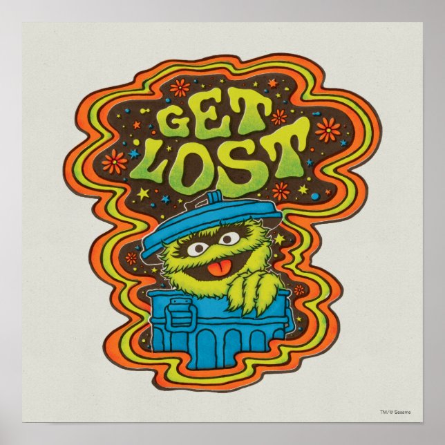 Affiche Oscar le Groupement | Psychédélique (Devant)