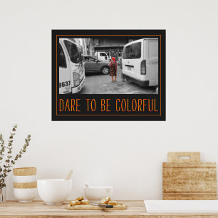 Affiche Oser être coloré