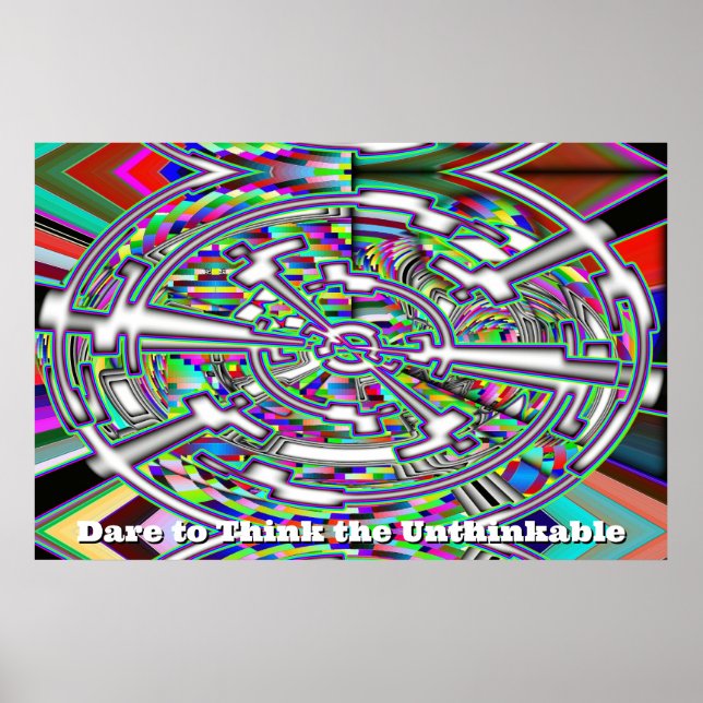 Affiche Oser penser l'impensable (changer les mots) (Devant)