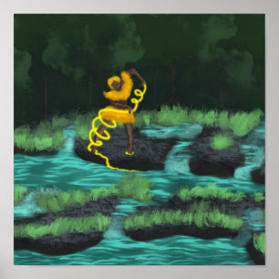 Affiche Oshun Exploiter l'énergie de la rivière