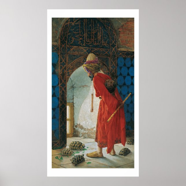 Affiche Osman Hamdi Bey L'affiche de l'instructeur de tort (Devant)