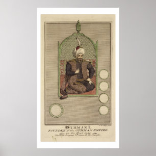 Affiche Osman I (1259-1326) fondateur de l'Empire ottoman