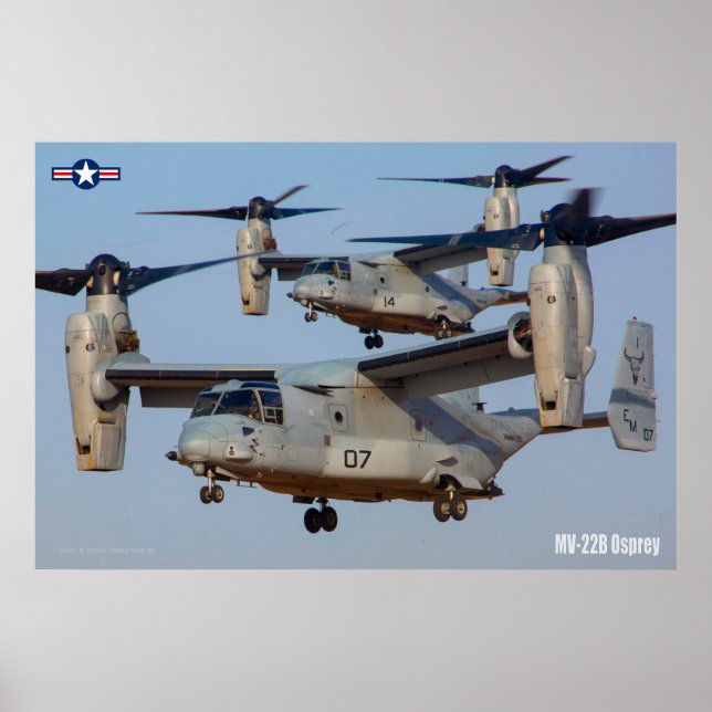 AFFICHE OSPREY MV-22B (Devant)