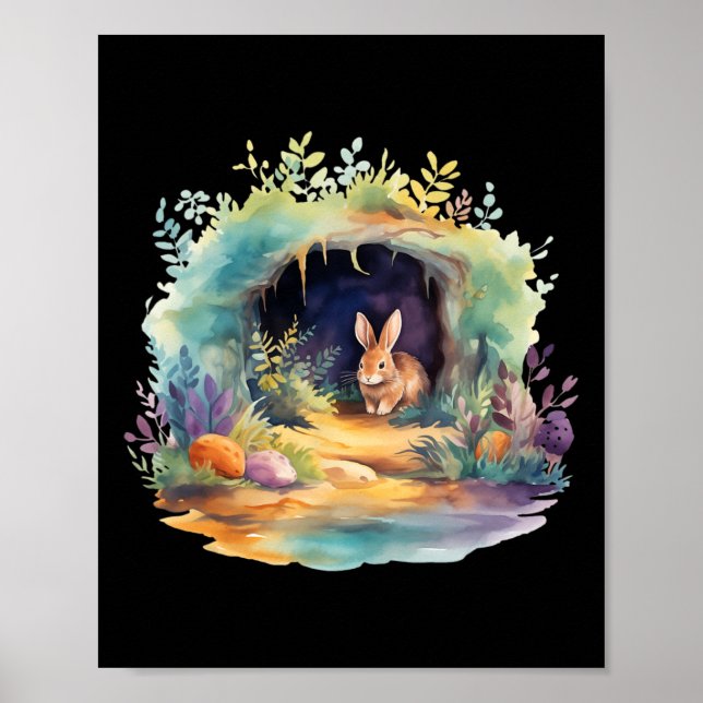 Affiche Ostara de Pâques Eostre Pagan Witchcraft Mois de p (Devant)