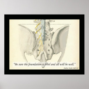 Affiche Osteopathic Foundation Quote by A.T. Still
