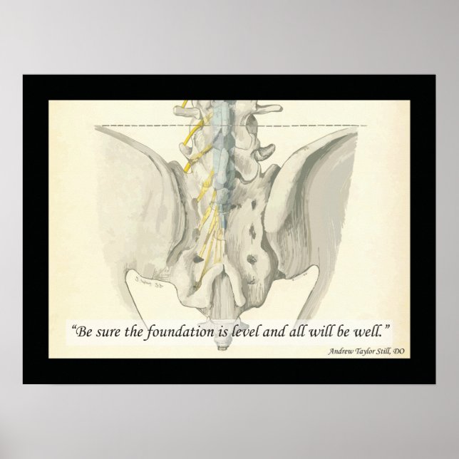 Affiche Osteopathic Foundation Quote by A.T. Still (Devant)