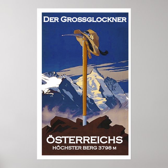 Affiche " Österreich : 2021/heute - Der Großglockner ... (Devant)