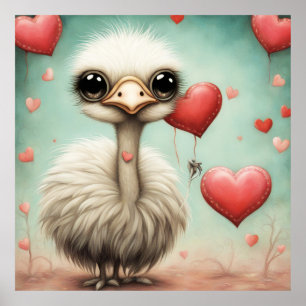 Affiche Ostrich Love 3