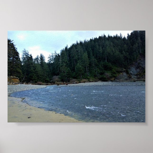Affiche Oswald West State Park, Oregon Coast (Devant)