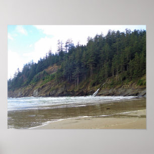 Affiche Oswald West State Park, Oregon Coast