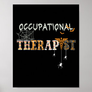 Affiche Ot Thérapeute Professionnelle Halloween Ota Sp