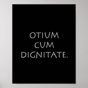 Affiche Otium cum dignite