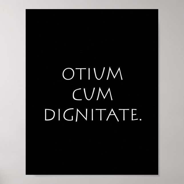 Affiche Otium cum dignite (Devant)