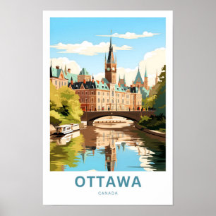 Affiche Ottawa, Canada - Imprimer