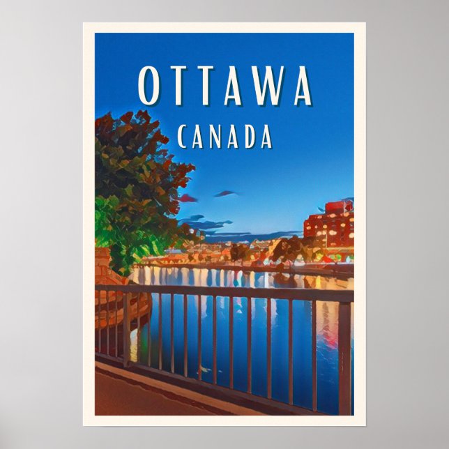 Affiche Ottawa : Capitale dynamique du Canada (Devant)