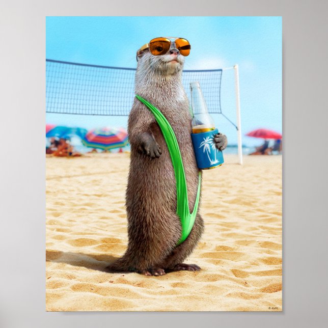 Affiche Otter portant Mankini (Devant)