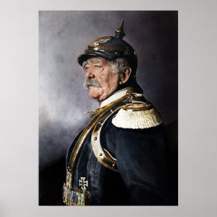 Affiche Otto von Bismarck 1894 Colorisé