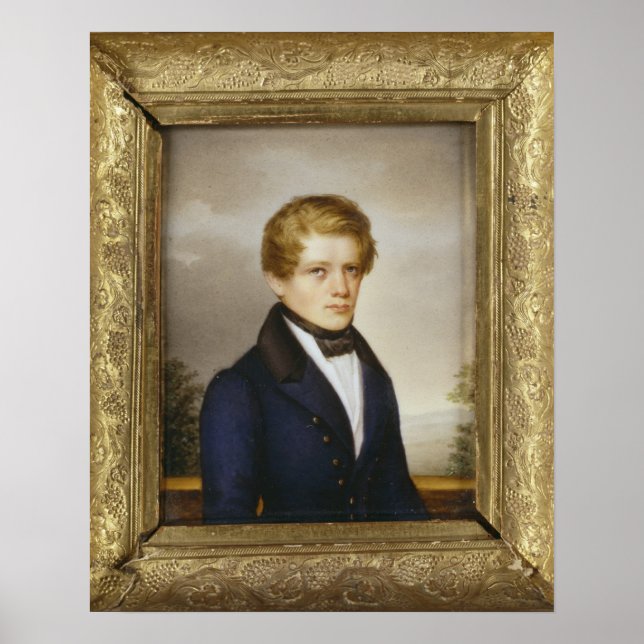 Affiche Otto von Bismarck, étudiant, 1833 (Devant)