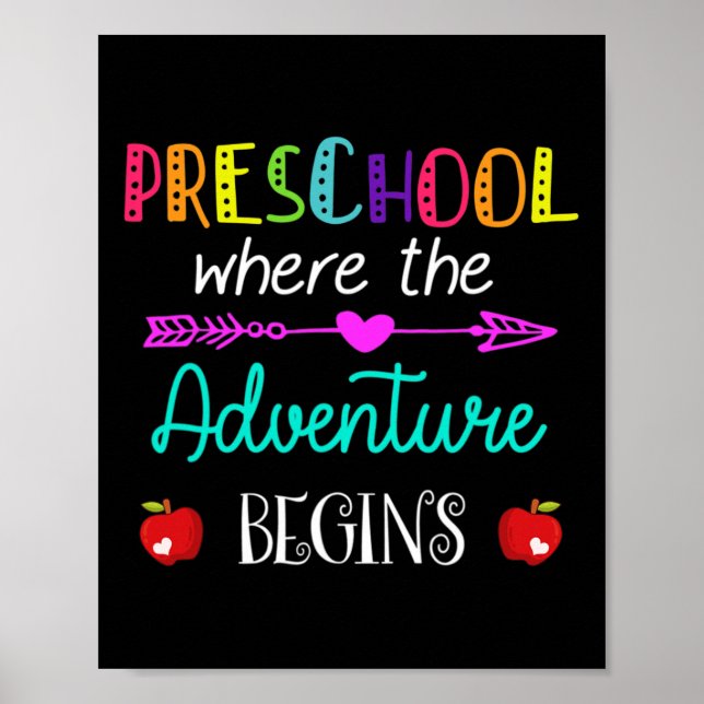 Affiche Où commence l'aventure Enseignant Kinder (Devant)